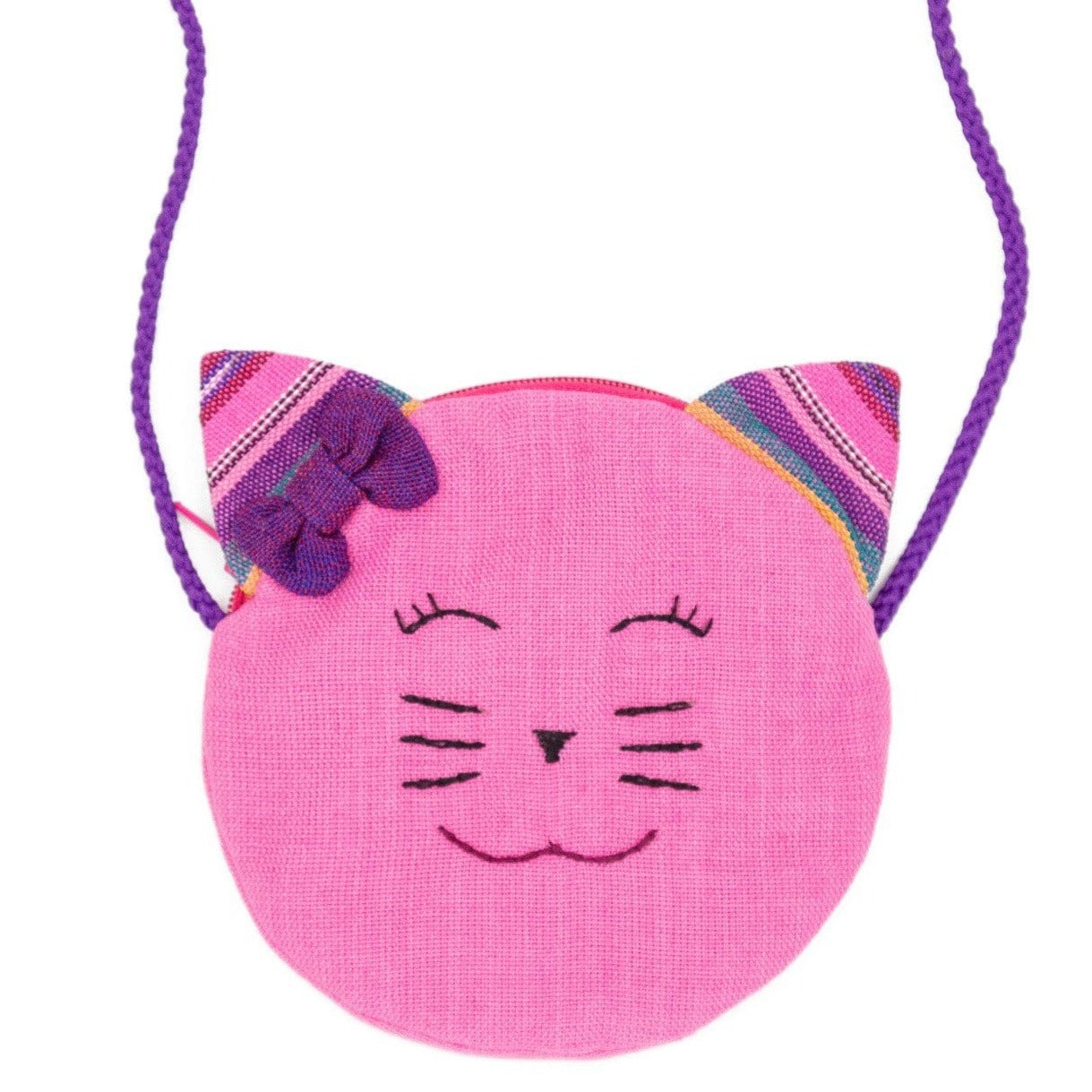 Amazon.com: Yellow Cute Cat Face Purse Case Wallet Coin Bag Pouch Good  Ideas for Gift : Clothing, Shoes & Jewelry